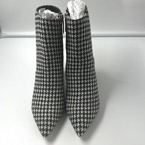 J.Crew houndstooth ankle boots